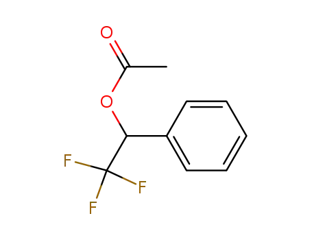 Molecular Structure of 84194-69-4 ((±)-2,2,2-trifluoro-1-phenylethyl acetate)