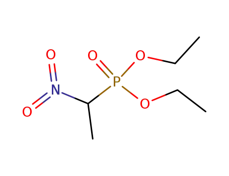 Molecular Structure of 60593-26-2 (Phosphonic acid, (1-nitroethyl)-, diethyl ester)