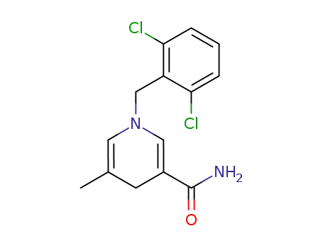 3-Pyridinecarboxamide,
1-[(2,6-dichlorophenyl)methyl]-1,4-dihydro-5-methyl-