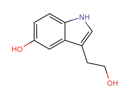 Molecular Structure of 154-02-9 (5-HYDROXYTRYPTOPHOL)