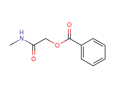 Molecular Structure of 106231-50-9 (Acetamide, 2-(benzoyloxy)-N-methyl-)