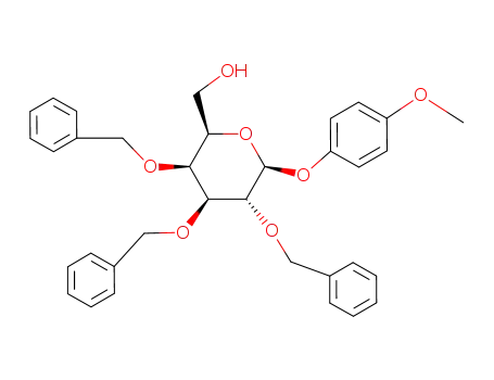 4-methoxyphenyl 2,3,4-tri-O-benzyl-β-D-galactopyranoside