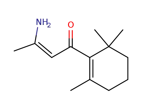 2,6,6-trimethyl-1-[3-amino-but-2-en-1-oyl]-cyclohex-1-ene