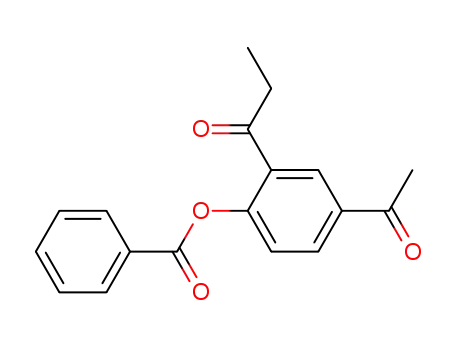 1-Propanone, 1-[5-acetyl-2-(benzoyloxy)phenyl]-