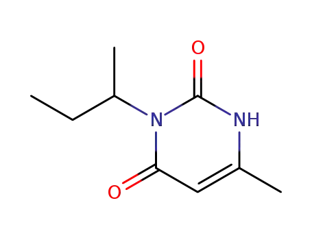 Molecular Structure of 6589-36-2 (3-sec-butyl-6-methyluracil)