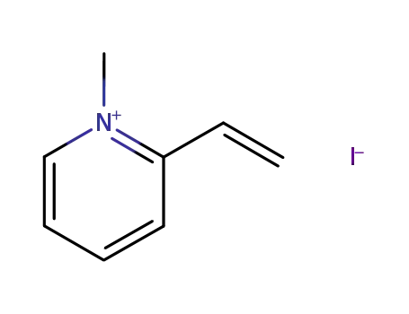 Molecular Structure of 19916-89-3 (2-ethenyl-1-methylpyridinium iodide)