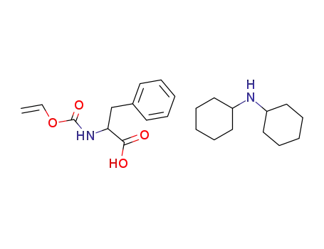 Molecular Structure of 39897-20-6 (3-phenyl-N-[(vinyloxy)carbonyl]-L-alanine, compound with dicyclohexylamine (1:1))