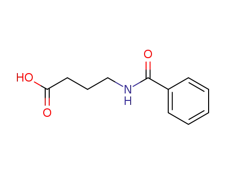 Molecular Structure of 35340-63-7 (4-(Benzoylamino)butyric acid)