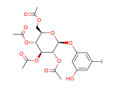 (3-hydroxy-5-iodophenyl) 2,3,4,6-tetra-O-acetyl-β-D-glucopyranoside