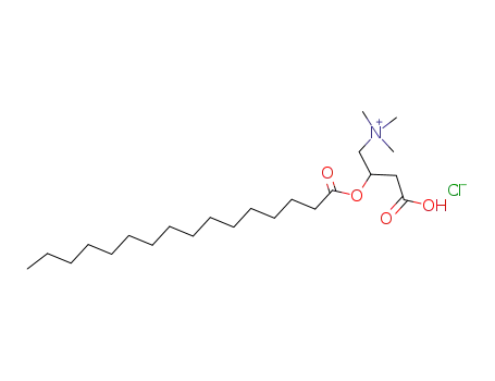 Molecular Structure of 28330-02-1 (D-Palmitoylcarnitine chloride)