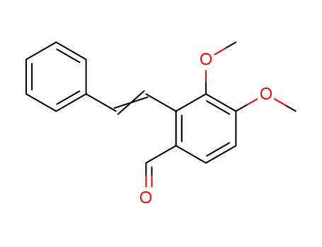 5,6-dimethoxy-stilbene-2-carbaldehyde