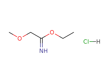 Molecular Structure of 42945-65-3 (Ethyl 2-MethoxyethaniMidoate hydrochloride)