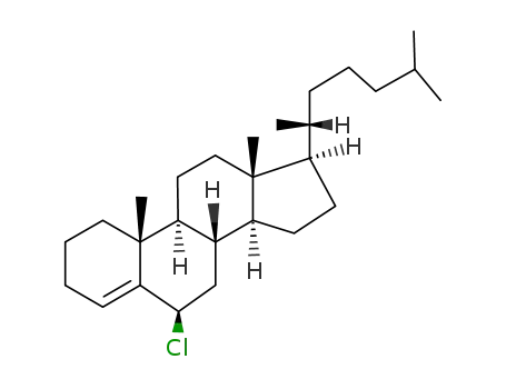 Molecular Structure of 51467-52-8 (6β-chloro-cholest-4-ene)