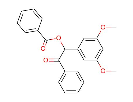 Molecular Structure of 198345-21-0 (Ethanone, 2-(benzoyloxy)-2-(3,5-dimethoxyphenyl)-1-phenyl-)