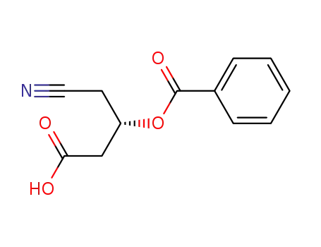 3-benzoyloxy-4-cyanobutanoic acid