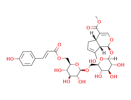 6''-O-trans-p-coumaroyl-(genipin gentiobioside)
