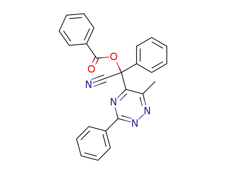 Molecular Structure of 107126-37-4 (α-benzyloxy-α-phenyl-as-triazine-5-acetonitrile)