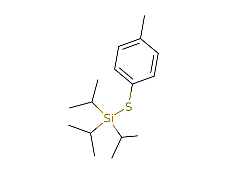 Molecular Structure of 624730-34-3 (4-methylphenyl triisopropylsilyl sulfide)