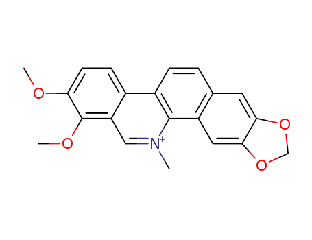 Molecular Structure of 34316-15-9 (Chelerythrine Chloride)