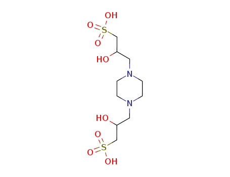 1,4-Piperazinedipropanesulfonic acid, b1,b4-dihydroxy-