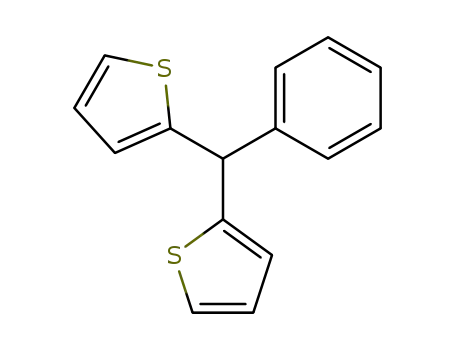 Molecular Structure of 110536-91-9 (Thiophene, 2,2'-(phenylmethylene)bis-)