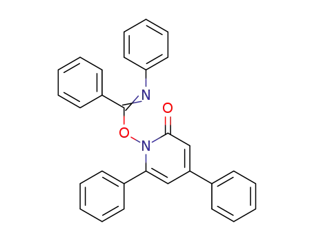 Molecular Structure of 76570-33-7 (4,6-diphenyl-1-(N-phenylbenzimidoyloxy)-2-pyridone)