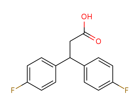 Benzenepropanoic acid, 4-fluoro-b-(4-fluorophenyl)-