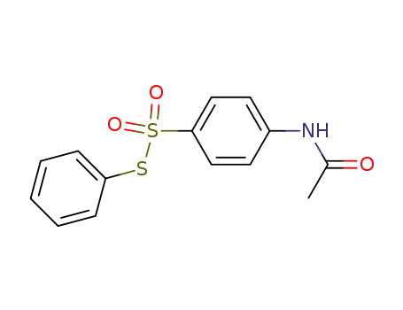 Molecular Structure of 3660-40-0 (Benzenesulfonothioic acid, 4-(acetylamino)-, S-phenyl ester)