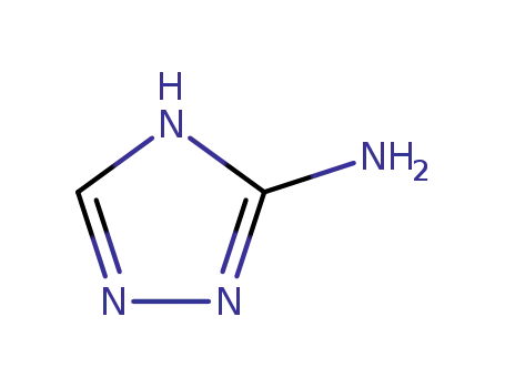 Molecular Structure of 155-25-9 (3-AMINOTRIAZOLE)