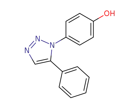 Molecular Structure of 84292-47-7 (Phenol, 4-(5-phenyl-1H-1,2,3-triazol-1-yl)-)