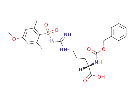 N<sup>α</sup>-benzyloxycarbonyl-N<sup>G</sup>-(4-methoxy-2,6-dimethylbenzenesulphonyl)arginine