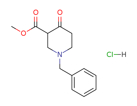 Methyl 1-benzyl-4-oxo-3-piperidine-carboxylate hydrochloride cas no. 3939-01-3 98%