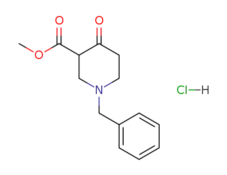 Methyl 1-benzyl-4-oxo-3-piperidine-carboxylate hydrochloride