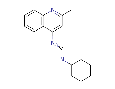 4-Quinolinamine,N-(cyclohexylcarbonimidoyl)-2-methyl-