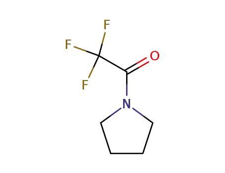 Molecular Structure of 6442-87-1 (Pyrrolidine, 1-(trifluoroacetyl)- (7CI,8CI,9CI))