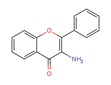 Molecular Structure of 6928-56-9 (3-Amino-2-phenyl-4H-chromen-4-one)