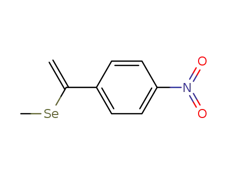Molecular Structure of 76573-17-6 (α-(methylseleno)-p-nitrostyrene)
