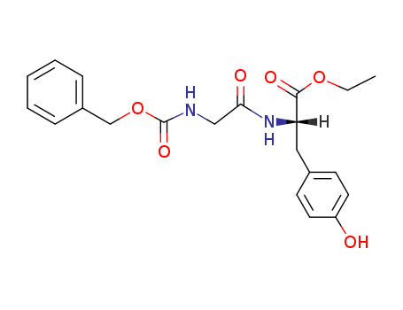 ethyl 3-(4-hydroxyphenyl)-2-[(2-phenylmethoxycarbonylaminoacetyl)amino]propanoate cas  3249-01-2