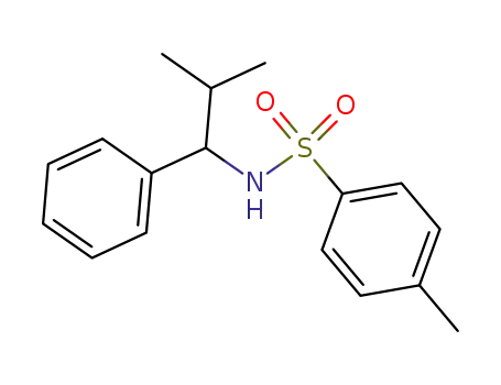Molecular Structure of 110871-37-9 (Benzenesulfonamide, 4-methyl-N-(2-methyl-1-phenylpropyl)-)