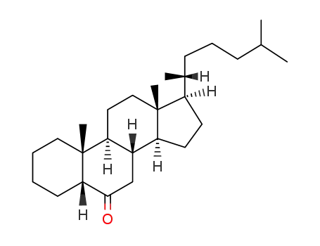 Molecular Structure of 13713-79-6 (5β-Cholestan-6-one)