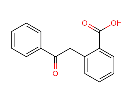 Molecular Structure of 2881-31-4 (2-(2-OXO-2-PHENYLETHYL)BENZOIC ACID)