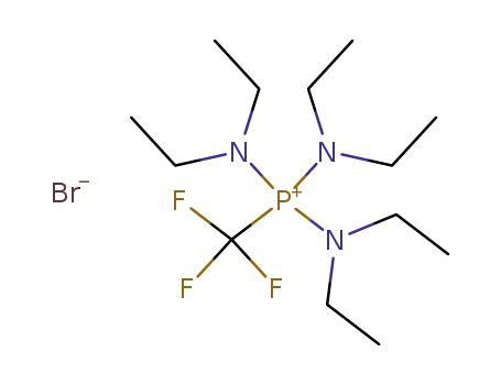 Molecular Structure of 89217-87-8 (trifluoromethyltris(diethylamino)phosphonium bromide)