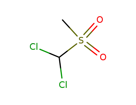 Molecular Structure of 37557-96-3 (dichloro(methylsulfonyl)methane)