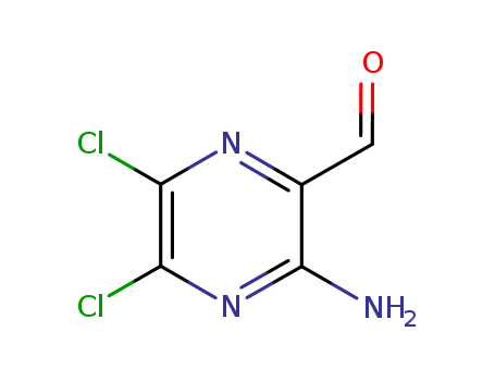 Pyrazinecarboxaldehyde, 3-amino-5,6-dichloro-