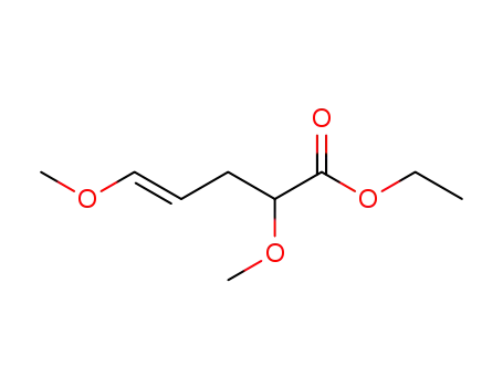 4-Pentenoic acid, 2,5-dimethoxy-, ethyl ester, (E)-
