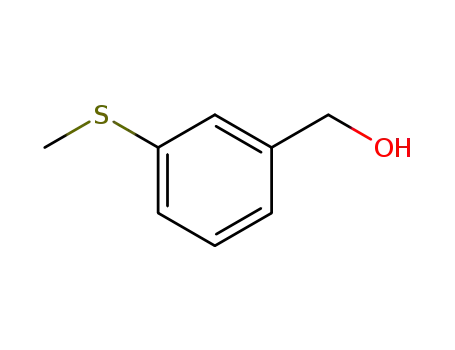 Molecular Structure of 59083-33-9 ((3-Methylsulfanyl-phenyl)-Methanol)