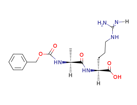 5-(diaminomethylideneamino)-2-(2-phenylmethoxycarbonylaminopropanoylamino)pentanoic acid cas  50465-91-3