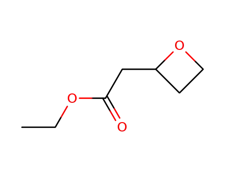 Molecular Structure of 96516-90-4 (2-(oxetan-2-yl)acetic acid ethyl ester)