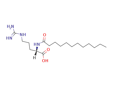 Molecular Structure of 42492-22-8 (N(ALPHA)-LAUROYL-L-ARGININE*)