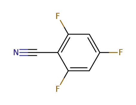 Molecular Structure of 103498-69-7 (Benzonitrile, 2,4,6-trifluoro-, radical ion(1-) (9CI))